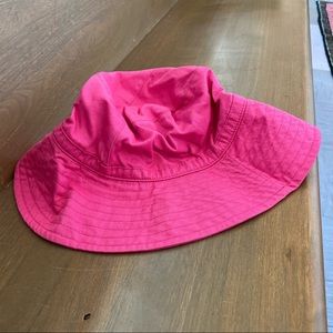 Pink J. Crew Bucket Hat